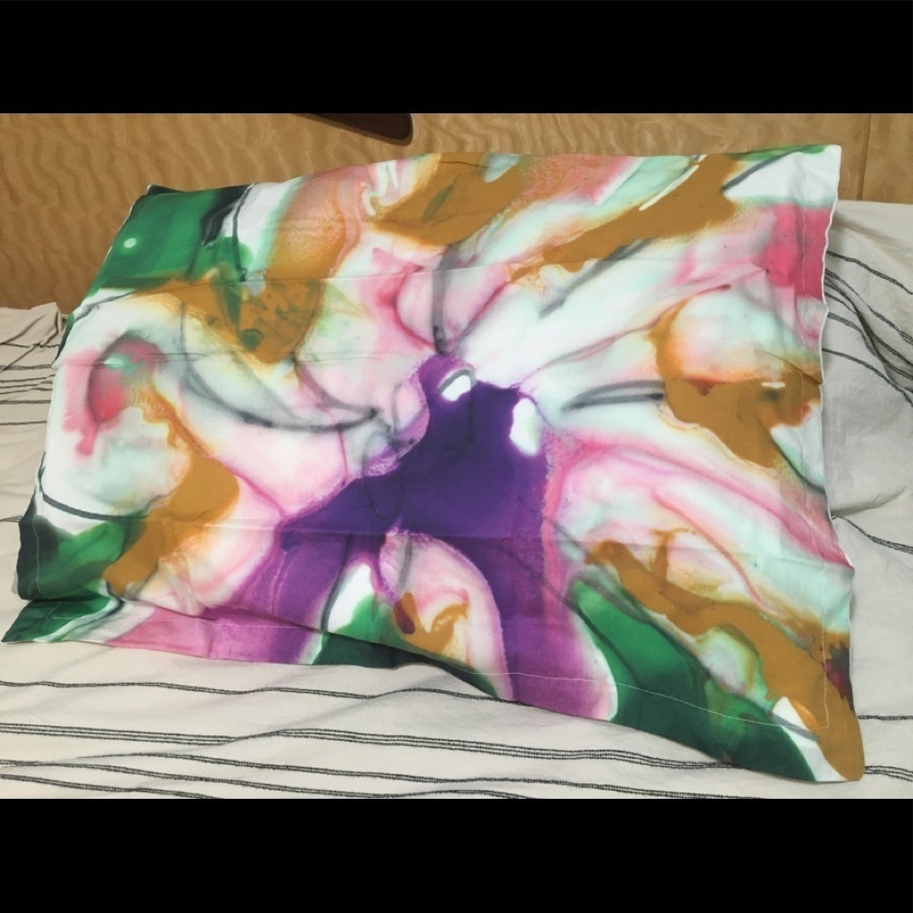 //New Abstract Duvet Set Charming Flowers Ombre Art Print - Picture 3 of 16